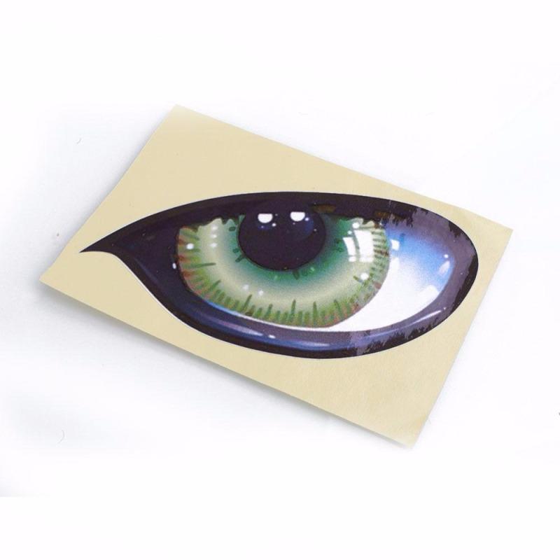 

2Pcs 3D Stereo Reflective Cat Eyes Car Sticker Creative Rearview Mirror Decal Decal