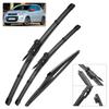 Front & Rear Wiper For Citroen C1 2014-2025 2015 2016 2017 2018 2019 2020 Wiper Blades Windshield Windscreen Brushes 26"+26"+12"
