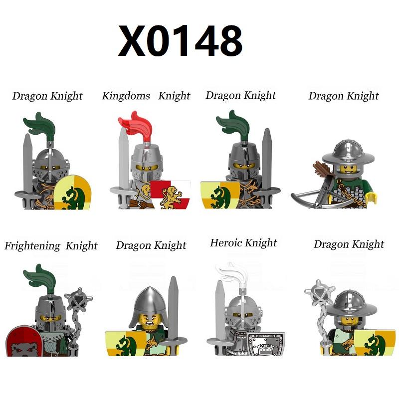 Compatibel 10305 Middeleeuwse Romeinse Soldaten Koning Ruiter Leeuwenridder Kasteel Bouwstenen Mini Actiefiguur Speelgoed