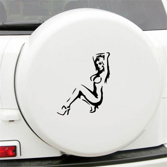 Samolepicí samolepky na okna se vzorem sexy dívky na auto samolepky