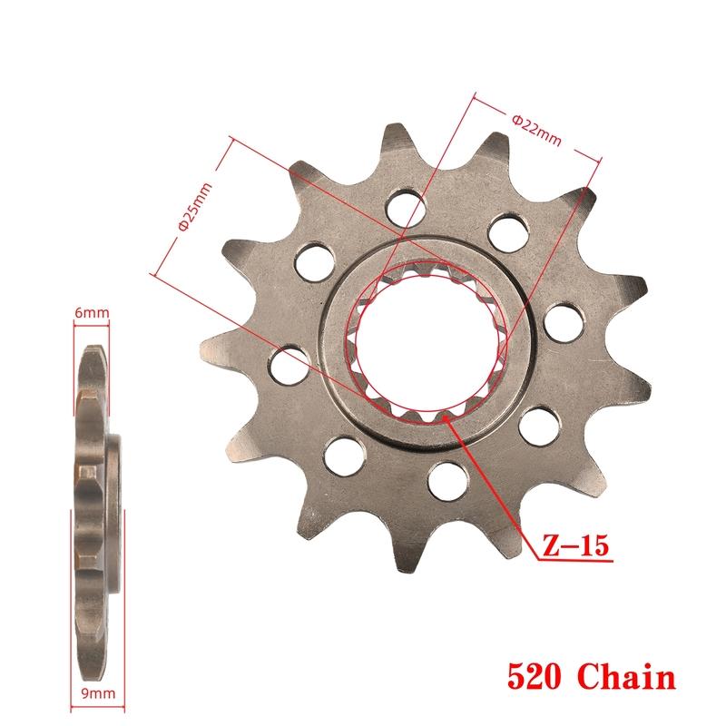 Motorcycle Front Chain Sprocket 520 13T 14T for KTM Husqvarna Husaberg Gas Gas Beta 125-530 Dirt Bike 2007-2024