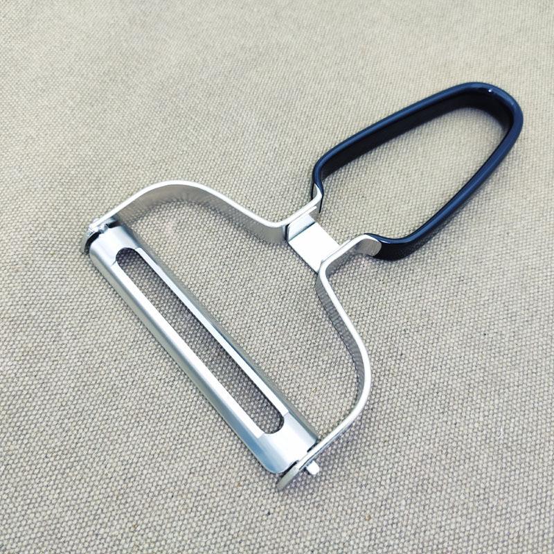 

Овощечистка из нержавеющей стали для моркови и овощей с пластиковой ручкой с покрытием