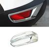 For Mazda CX3 CX-3 2016- ABS Chrome Car Exterior Headlight Trim Front Rear Fog Light Cover Side Handle Center Grill  Cover