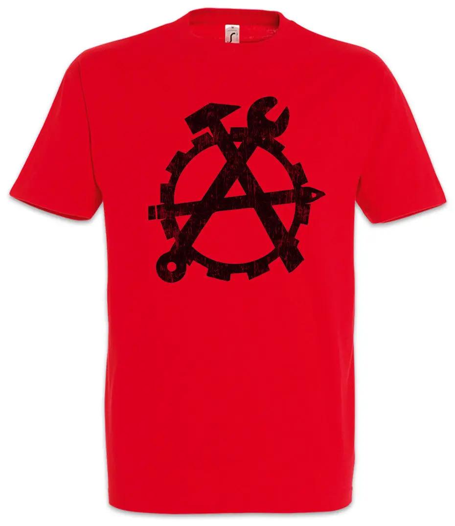 Workers Anarchy TShirt Socialism Communism Hammer Sickle Karl Marx Class Men TShirt S