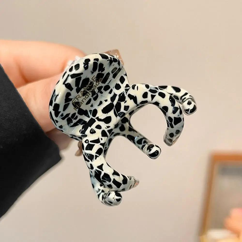Trendy French Hair Claw Clips Acetate Retro High Ponytail Holders Elegant Crab Shark Clip for Women Girls