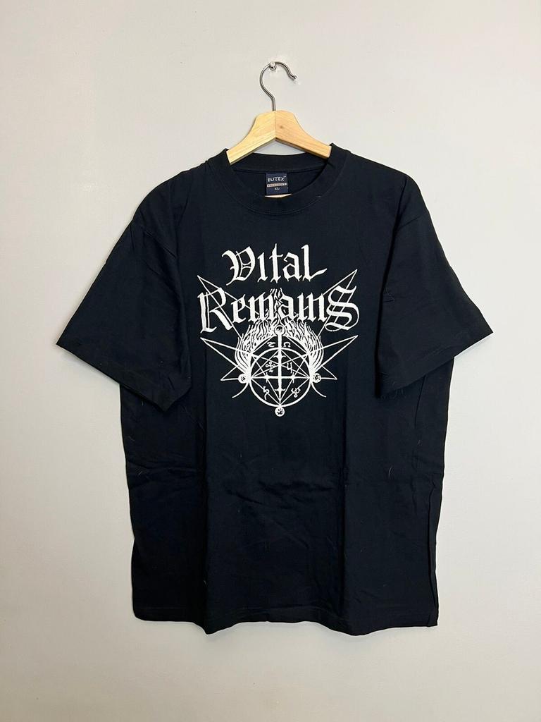 Rare Vintage 90s Vital Remains Logo Death Metal Band Tee Unisex T-Shirt