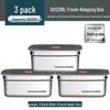 2800ml Wheat Straw Food Storage Containers (3-Pack)