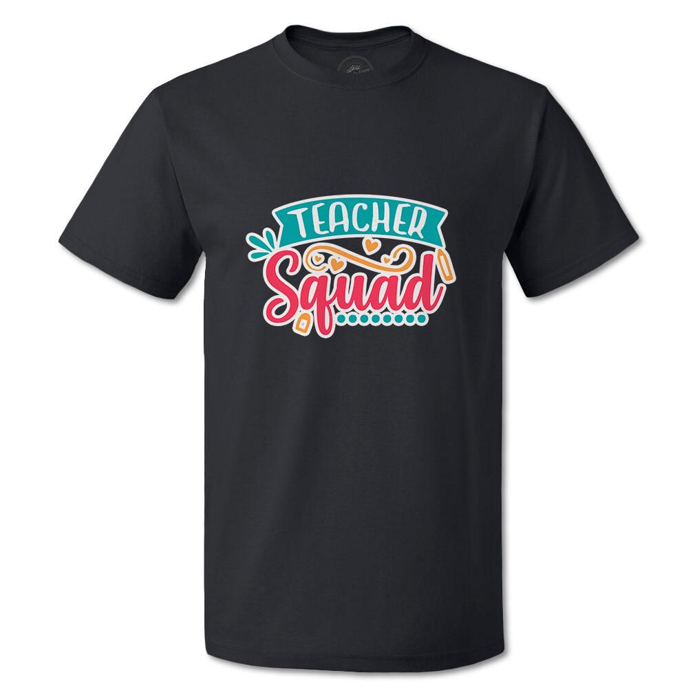 Funny Graphic T Shirts School Teacher Squad Cotton Back to School Top School XL