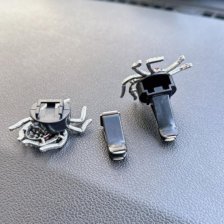 Sparkling Spider Car Perfume Clip Metal Material Various Colors Air Vent Mount Decorative Fragrance