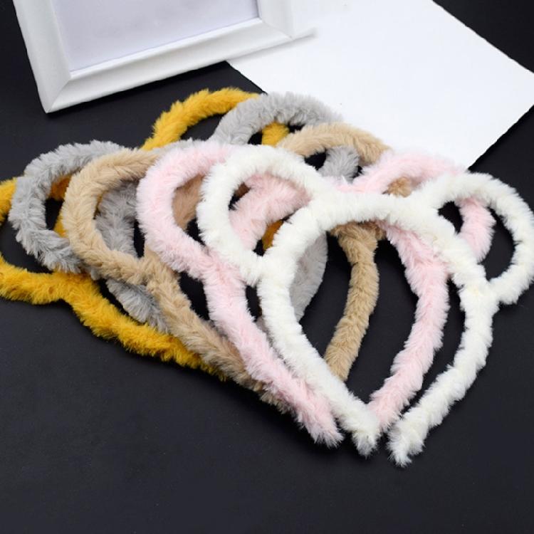 Bear Ear Shape Hair Hoop Bear Ear Plush Headband for Women Halloween Party Cosplay Adding a Funny Touch