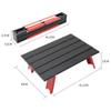Camping Mini Foldable Table Ultralight Aluminum Alloy Outdoor Table for Travel Picnic Barbecue Folding Computer Bed Desk