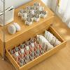 Modern Pp Drawer Divider Organizer For Bedroom Closet And Travel Storage