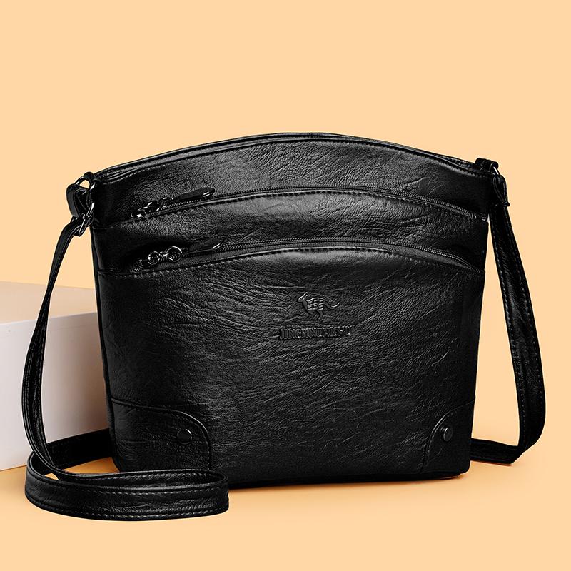 Middle-Aged and Elderly Multi-Layer Crossbody Bag Mother Bag Women's Shoulder Bag