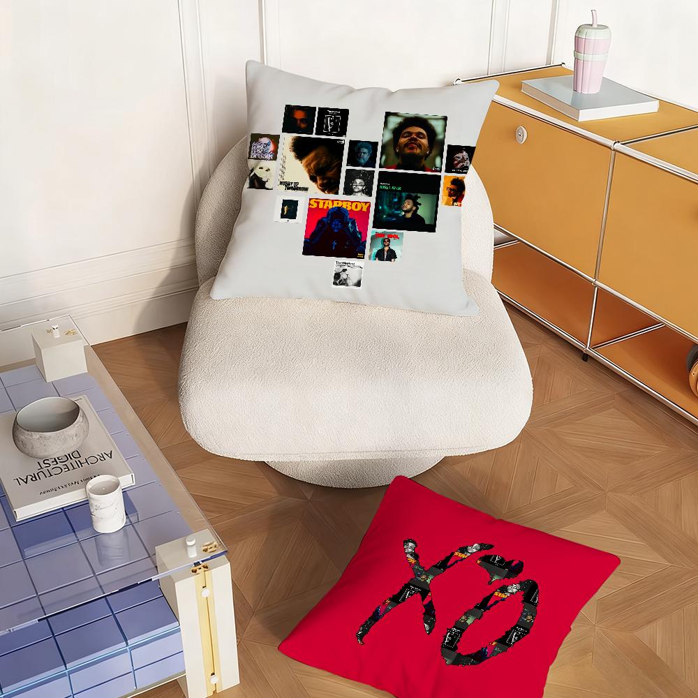 Rapper The WWeekndS Hurry Up Tomorrow Pillow Case Bedroom Sofa Living Room Backrest Decoration Square Cushion Nap Time