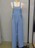 2025 European & American Women's Retro Casual Solid Color Overalls