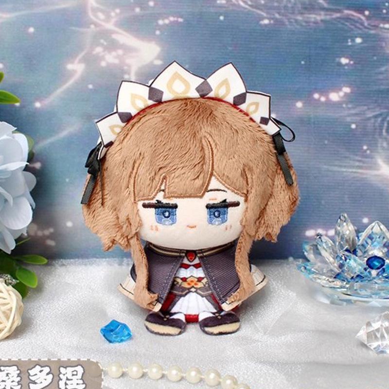 10 cm Pantalone Peluche Dottore Mignon Jeu Dessin Animé Poupées en Peluche Pendentif Porte-clés Cadeau d'Anniversaire 10CM