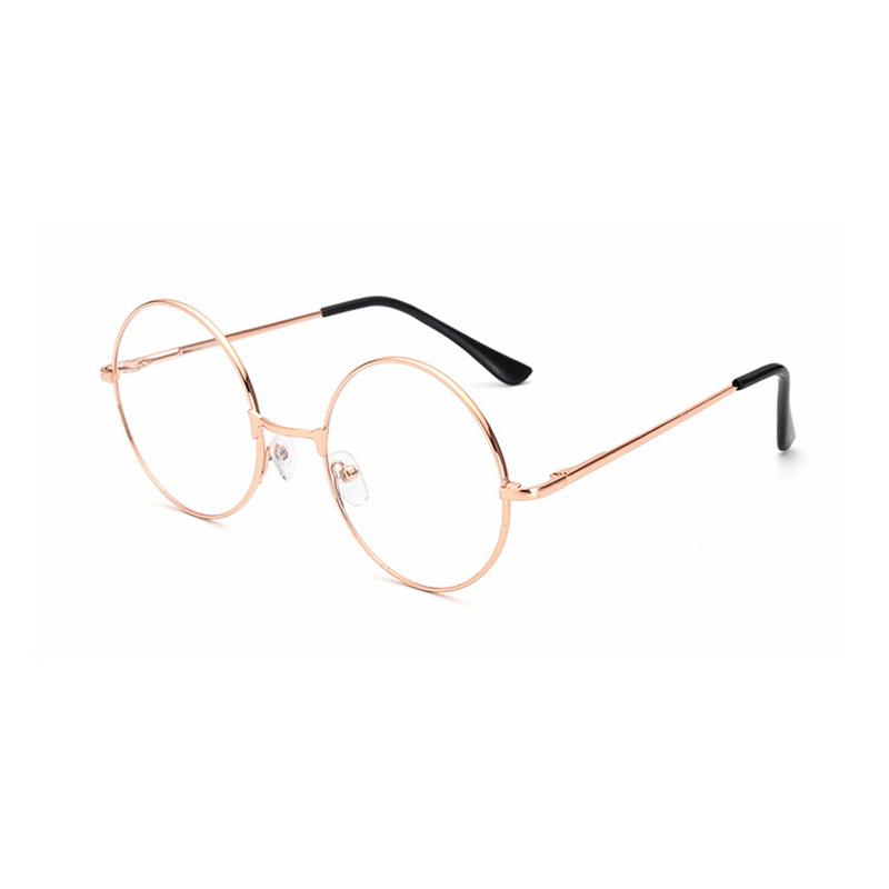 Literary Vintage Round Frame Myopia Glasses Diopter -1.0 -1.5 -2.0 -2.5 3.0 3.5 4.0 Unisex Anti-radiation Nearsighted Eyeglasses