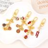 1Pcs New Chinese Style Cute Lucky Cat Keychain Cartoon Kitten Car Bag Charm Ornaments Pendant Keyring Jewelry Couple Gift