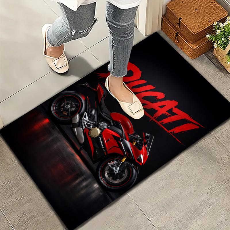 Kobercový koberec Ducati do obývacího pokoje, ložnice, domácí dekorace na pohovku, protiskluzová podložka pro dětské hraní