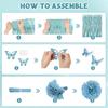 Birthday Party Decorations Rain Curtain Background Flag Cake Power Strip Paper Flower Ball Aluminum Film Balloon Set