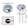Old-Style Toilet Flushing System: Inlet & Drain Valve Set with Button