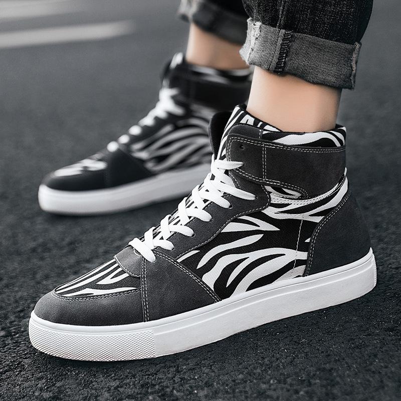 Autumn Spring Male High Top Casual Shoes for Men White Sneakers Man Canvas Shoes Flat Tenis Shoes zapatillas de hombre zapatos