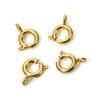 5pcs 304 Stainless Steel Spring Ring Clasps Round Multicolor Buckle Bracelet Necklace Chains Clasps Jewelry Findings