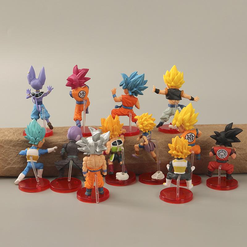 Dragon Ball Super Son Goku Vegeta Broly Buu Action Figure Dragon Ball Figure Set Anime Figurines Ultra Instinct Model Gifts Toys