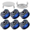 Yousheng 6-Pack String Replacement Compatible with Ryobi 18v, 24v, and 40v Cordless Trimmers Refill, Parts#AC14RL3A
