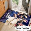 Custom Name Fantasy Night Trio K-Pop Carpet, Chair Rug,Area Rug for Office Bedroom living rooms bedroom, Doormat decor Christmas fan gifts
