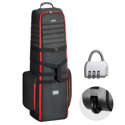 VEVOR Golf Travel Bag, Outdoors Soft-Sided Golf Travel Cover, Heavy Duty 1800D Polyester Oxford Wear-Resistant Waterproof