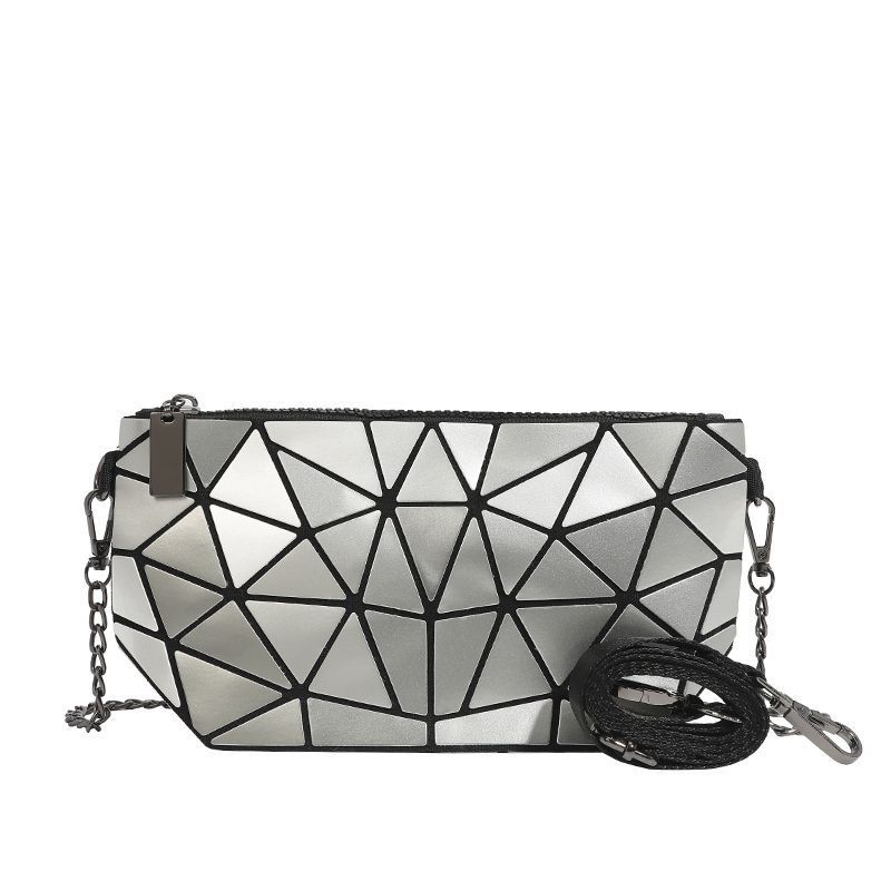 Bag Women's 2025 New Summer New Fashion Simple Geometric One Shoulder Crossbody Portable Mini Rhombus Small Bag