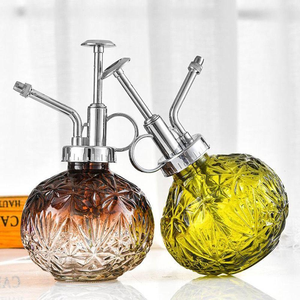Bonbonfarbene Pflanzen Sprühkanne Kanne Geprägtes Glas Gießkanne Retro Gießkanne Gartengerät