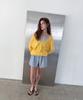 Poeteuseoul Cozy Stripe Shorts_Blue