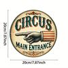 Vintage Circus Retro Aluminum Metal Sign Wall Decor In