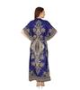 TreegoArt Fashion Women's Polyester Long Kaftan Caftan Printed Adjustable Boho Dress Nightwear Maxi Gown