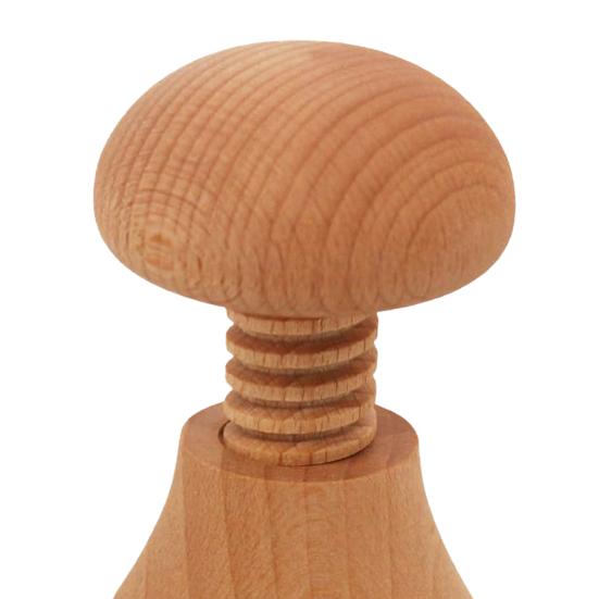 Mushroom Shaped Nutcracker Creative Walnut Clip Wooden Walnut Opener Tool Easy to Use Decorative Kitchen Gadget