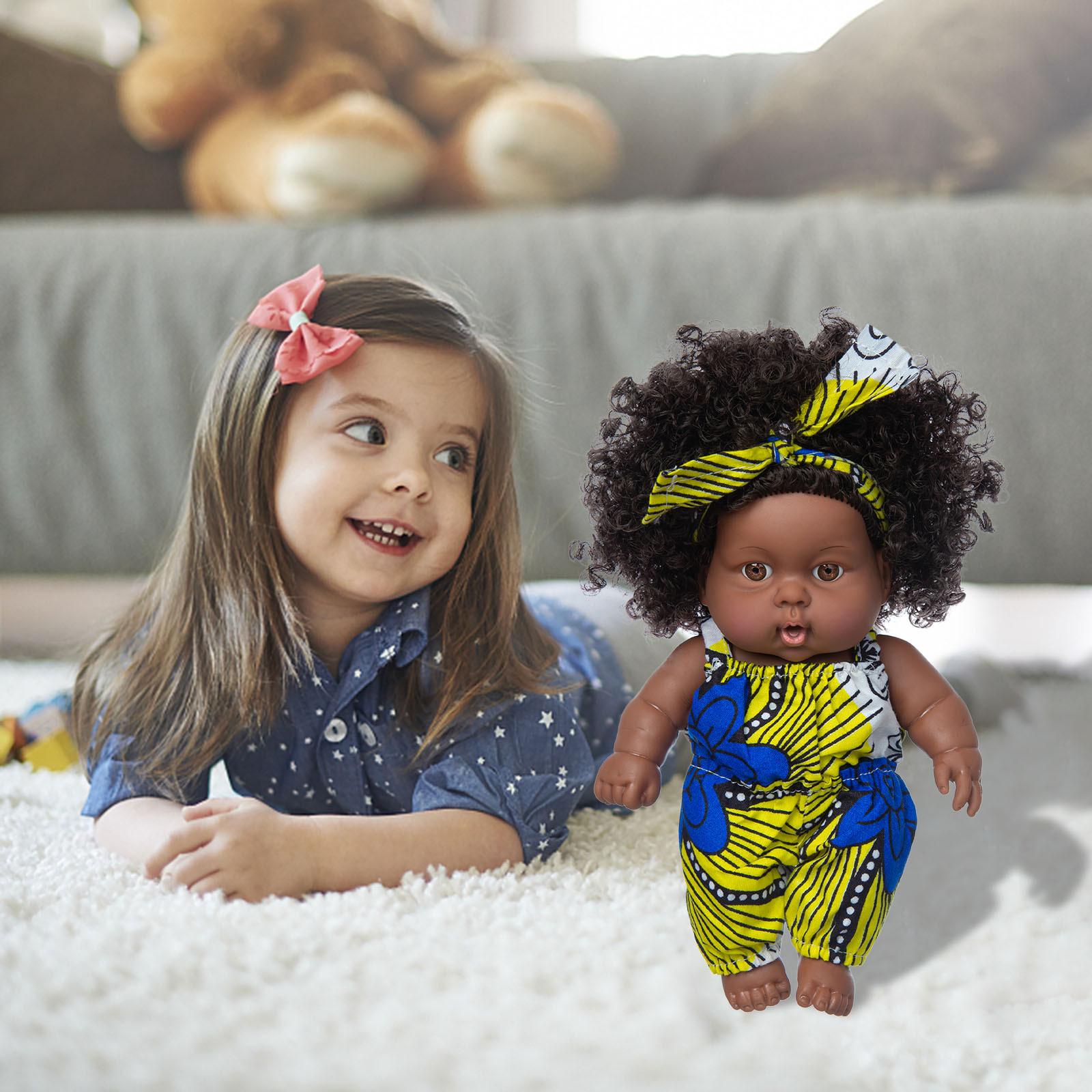 

Черная черная детская милая фигурная черная 8-дюймовая виниловая детская игрушка