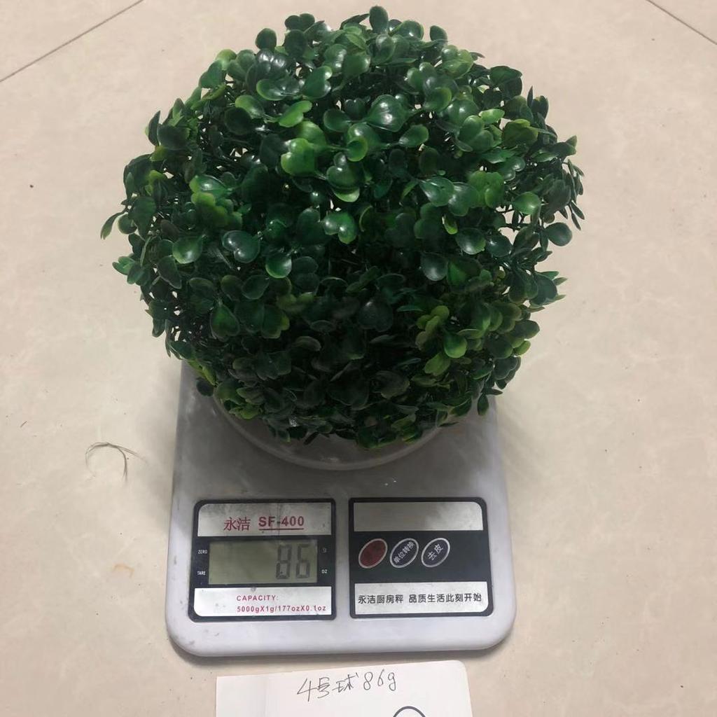 Artificial Plant Topiary Balls Wedding Home Garden Decor Green Plastic Plant Grass Balls