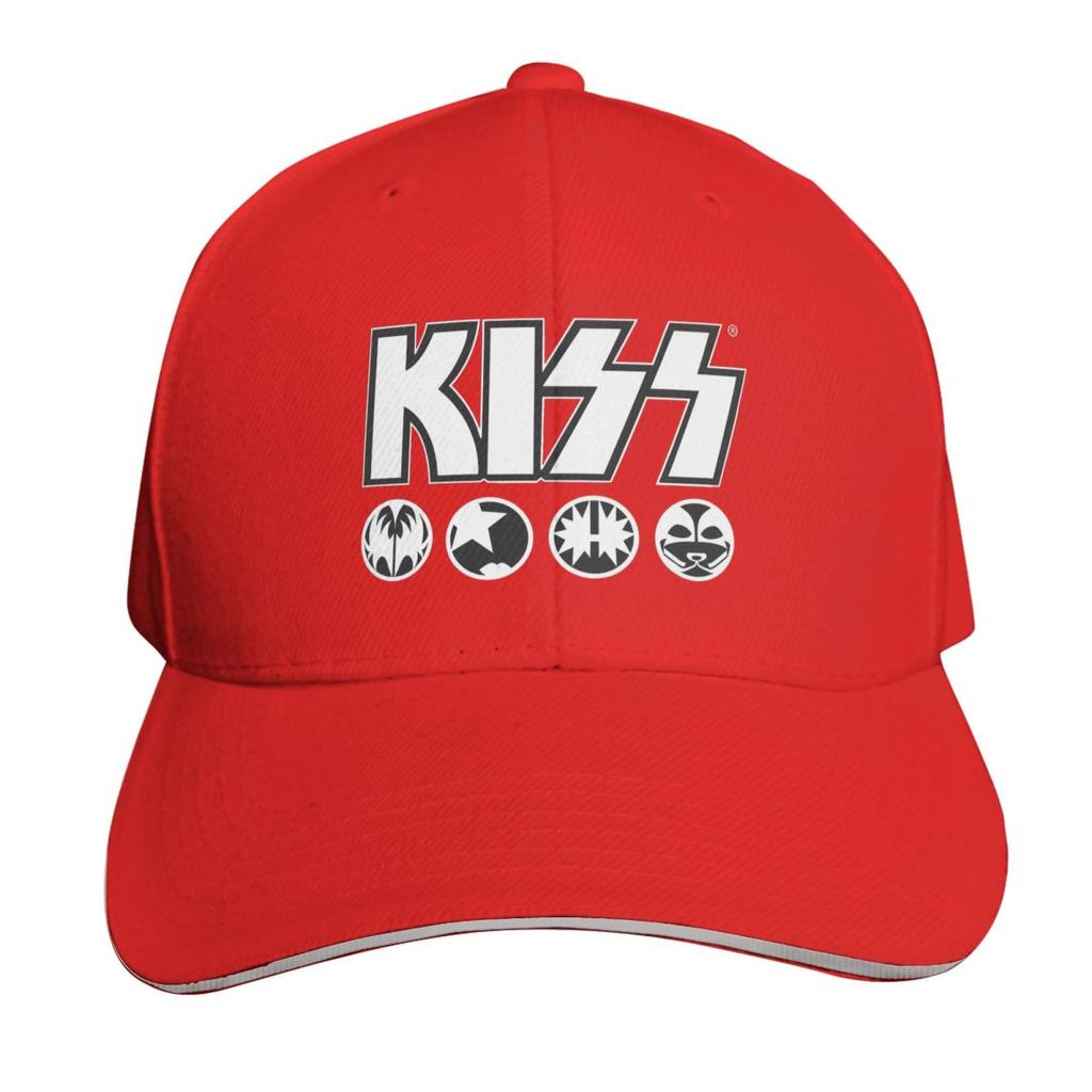 Kiss Rock Band Logo Cap Fashion Casual Baseball Caps Adjustable Hat Hip Hop Summer Unisex Baseball Hats