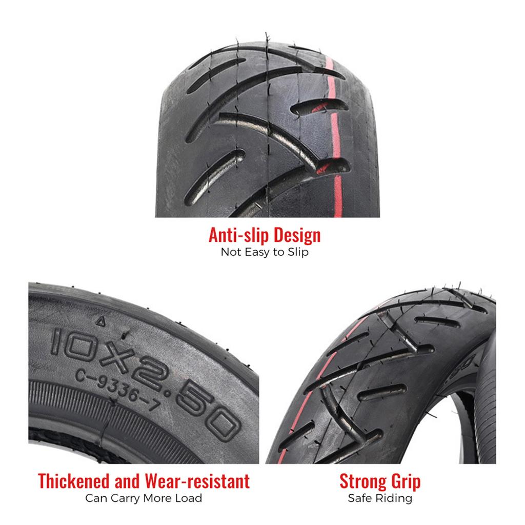 10 Inch 10x2.50 Tire Pneumatic Inner Tube Compatible for   M4 Electric Scooter