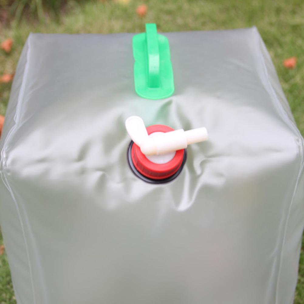 Outdoor Foldable Portable Transparent EVA Water Bag ultralight Large Capacity(20L)