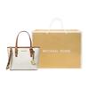 Michael Kors Mk Jet Set Monogram Color Block Tote Bag Women tote bags White Brown 35T9GTVT0B-150