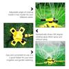 Rasenblumenbewässerungsgerät Landwirtschaftliche Sprinklerdüse Gartengeräte Bewässerungszubehör 360 ° Automatisch rotierender Sprinkler