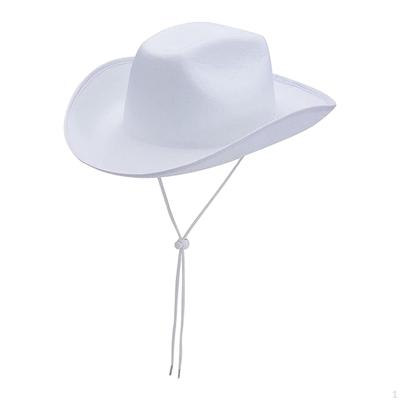 Chapeau de cowboy Cowgirl adultes Gentleman Jazz Sun Hat pour la randonnée en plein air sur le thème