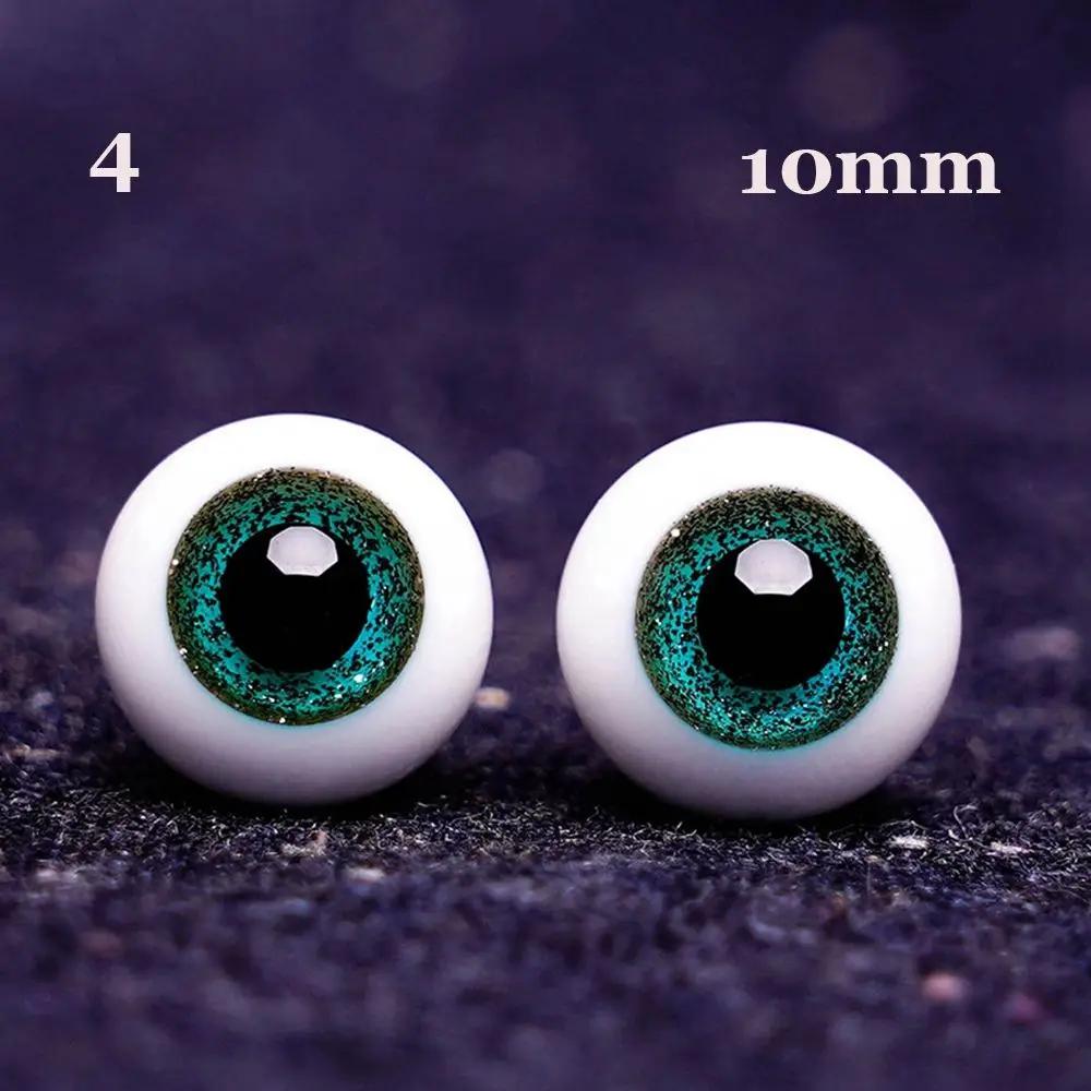1 Pair Doll Blue Black Glass Eyes Eyeball DIY Doll Making Crafts Accessories Animal Toy Safety Eyes 8mm 10mm 12mm 14mm