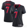 Mens NFL Houston Texans C.J. Stroud 7 Embroidered Replica Jersey Short Sleeve Cotton Blend V-Neck Sports Fan Apparel