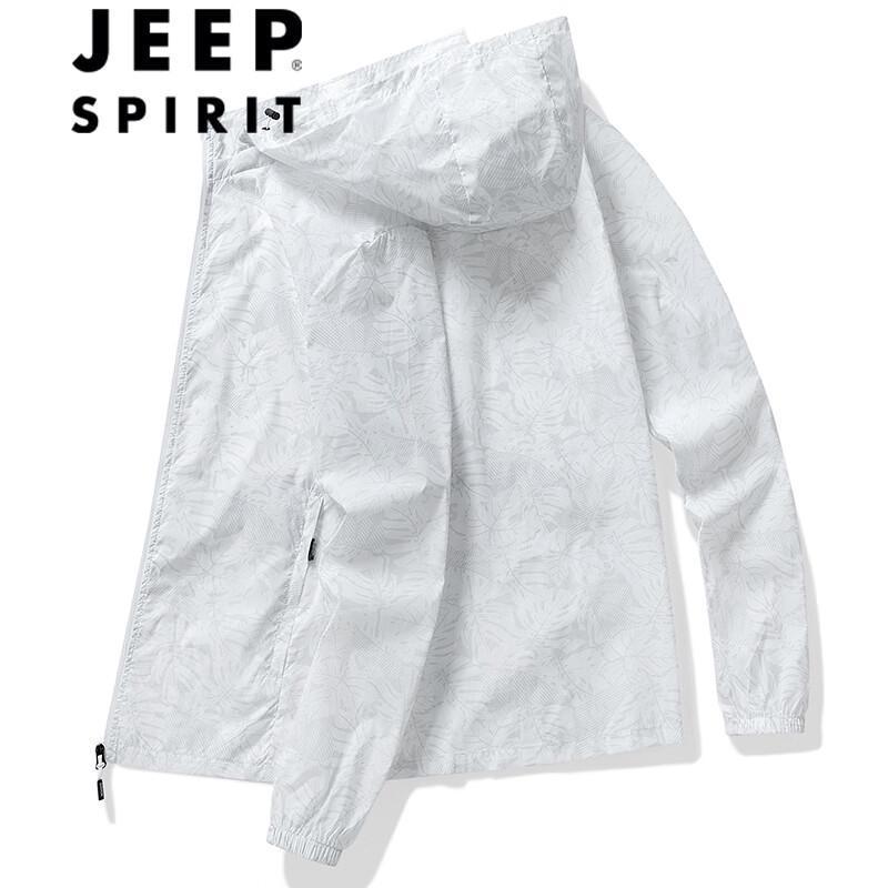 JEEP SPIRIT Men's UV Protection Ice Silk Sun Jacket