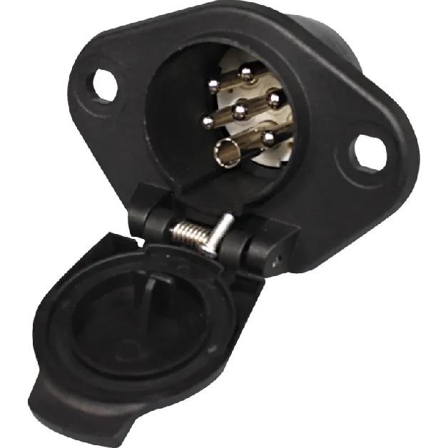 24V Male Female 7 Pin Waterproof Power Connector Truck Trailer Accessories Heavy Duty Plug