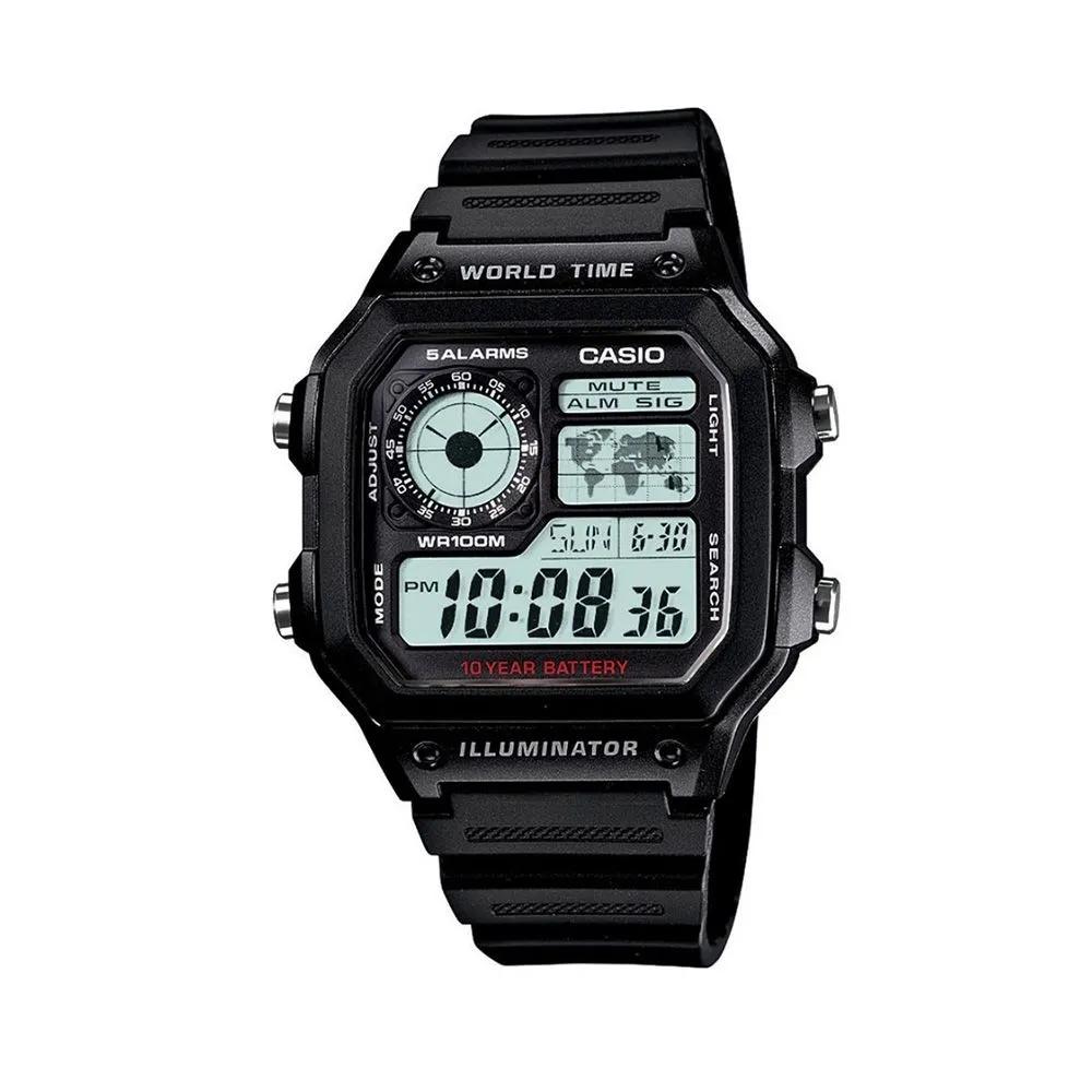 CIO Cio AE-1200WH-1A Urethane Band Digital Vintage Digital Watch